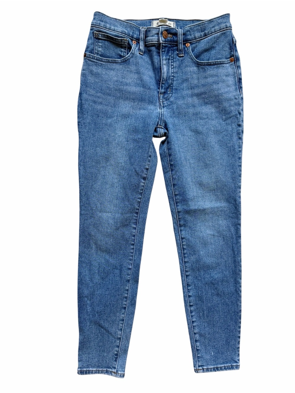 Madewell Jeans 9” Mid Rise Skinny Jeans Medium Blue Denim Size 27P